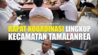 Camat Tamalanrea Pimpin Rakor Bersama Pejabat Struktural