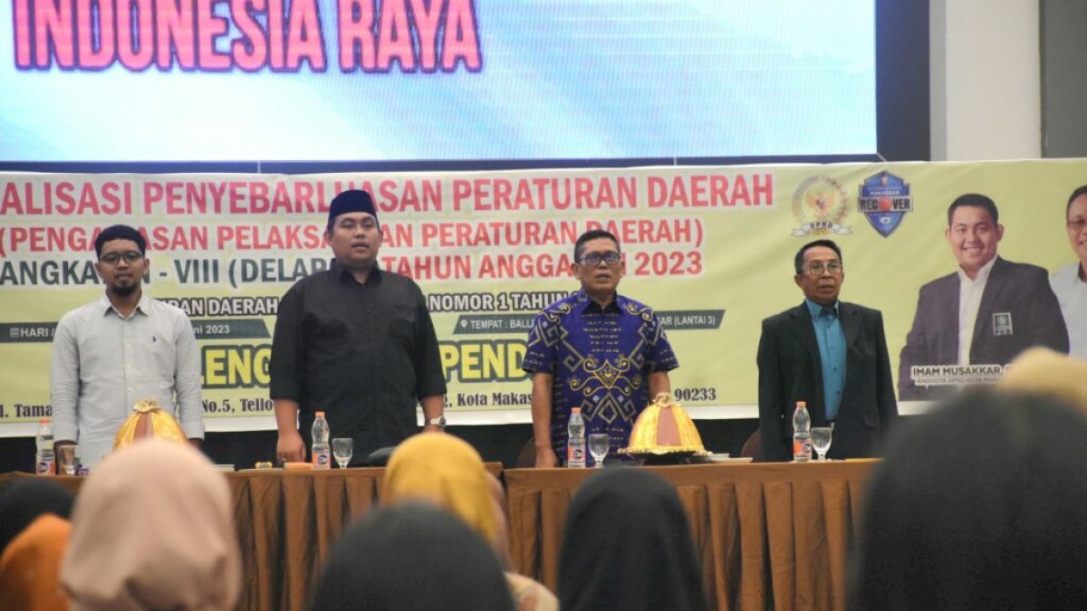 Imam Musakkar Sosialisasi Perda Penyelenggaraan Pendidikan