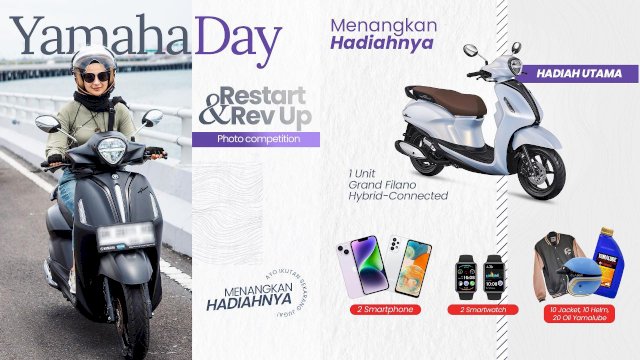 Lomba foto Yamaha Day siapkan berbagai hadiah menariknya (Foto: Istimewa)