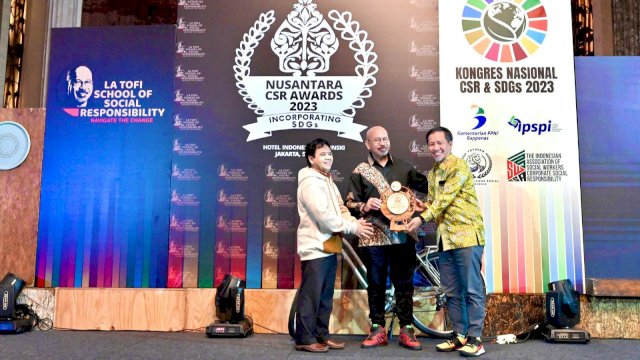 KALLA raih penghargaan Nusantara CSR Award 2023 berkat program Kampung Hijau Energi (Foto: Istimewa)