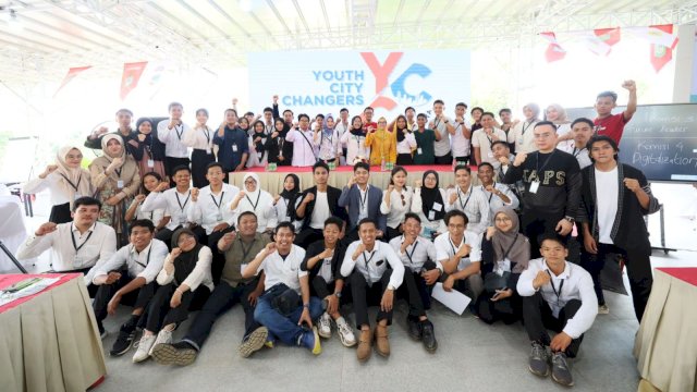 Pemuda delegasi Youth City Changers Apeksi di Makassar (Foto: Istimewa)