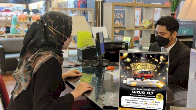 Belanja di Trans Studio Mall Makassar siapkan hadiah All New Suzuki XL7 bagi pengunjung (Foto: Istimewa)
