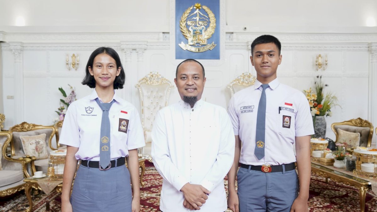 Gubernur Sulsel Utus 2 Paskibraka ke Tingkat Nasional