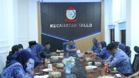 Camat Tallo Pimpin Rapat Evaluasi Program Pemerintah Kota Makassar