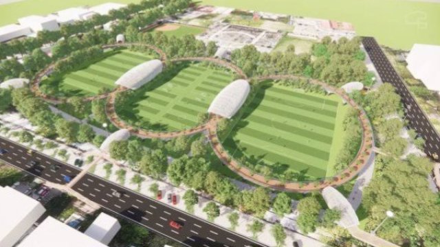 Desain digital proyek revitalisasi Karebosi (Foto: Istimewa)