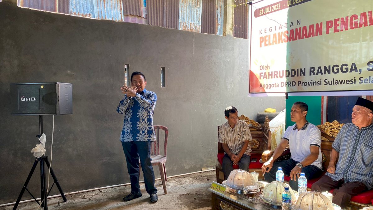 Fahruddin Rangga Kembali Lakukan Pengawasan APBD di Takalar