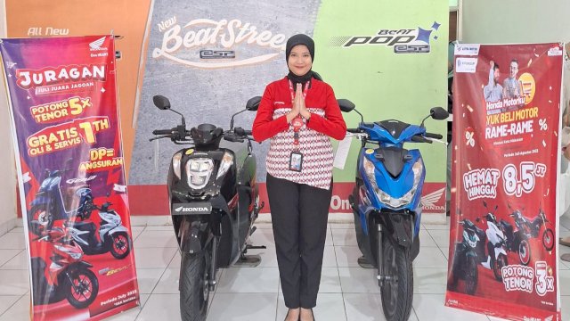 Promo beli rame-rame motor Honda bisa dapat banyak keuntungan (Foto: Istimewa)