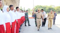 Wali Kota Danny Pomanto Pantau Latihan Anggota Paskibraka Makassar Jelang Kemerdekaan RI ke-78