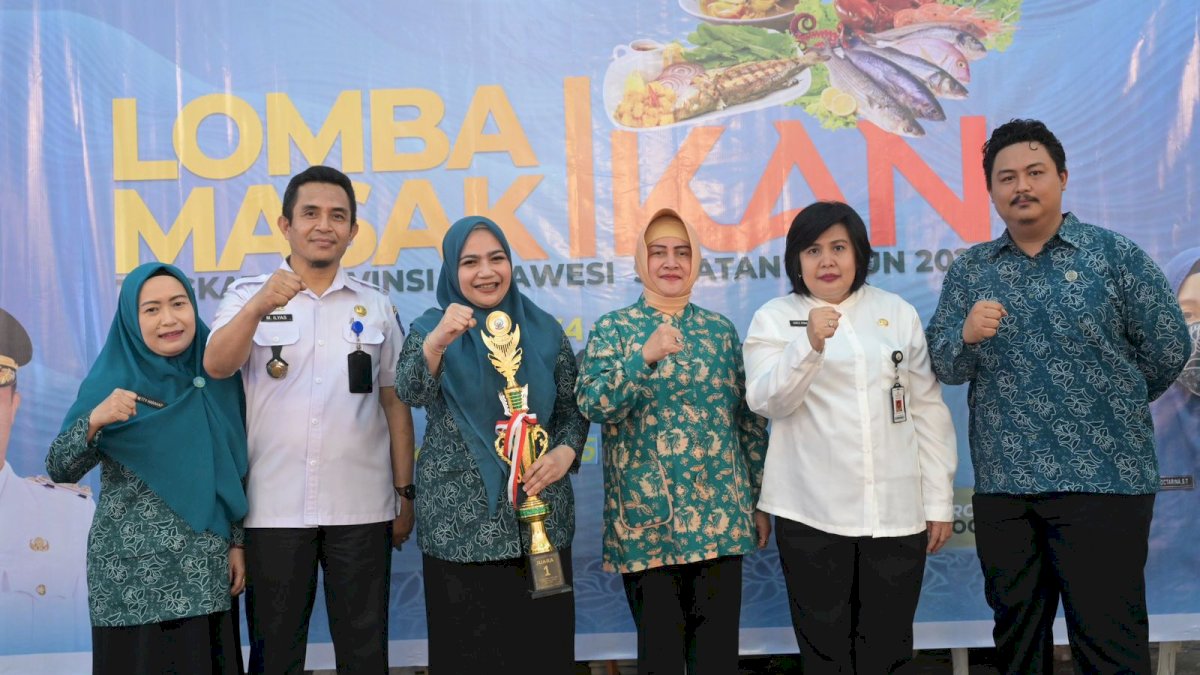 TP PKK Kota Makassar Raih Juara Pertama Lomba Masak Serba Ikan Tingkat Provinsi Sulsel