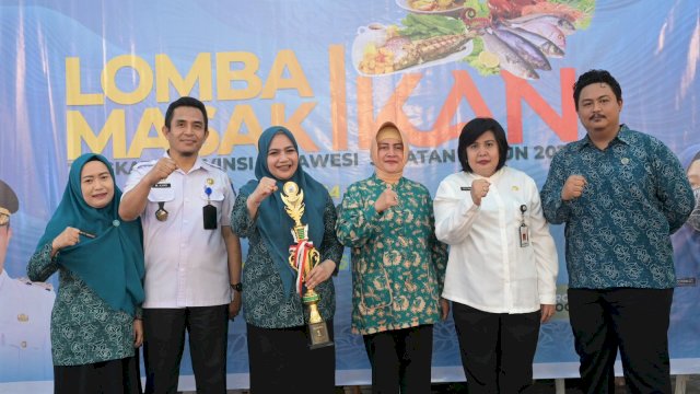 TP PKK Kota Makassar juara pertama lomba masak serba ikan tingkat provinsi Sulsel (Foto: Istimewa)