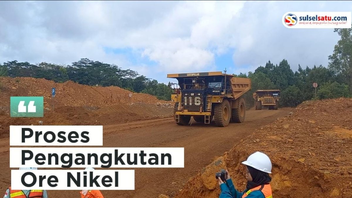 VIDEO: Proses Pengangkutan Ore Nikel di Harapan Hill Blok Sorowako PT Vale
