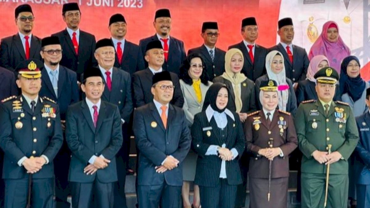 Kepala Bapenda Makassar Hadiri Upacara Hari Lahir Pancasila di Tribun Karebosi