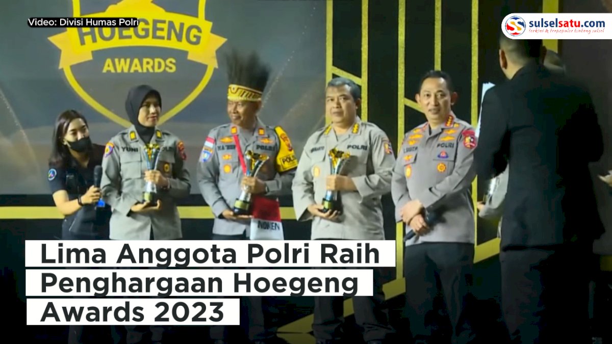 VIDEO: Lima Anggota Polri Raih Penghargaan Hoegeng Awards 2023
