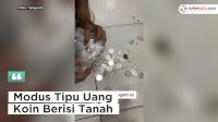 VIDEO: Cerita Pegawai Minimarket Terperangkap Modus Tipu Uang Koin Berisi Tanah