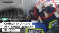 VIDEO: Kericuhan Antara Penjemput Jemaah dengan Petugas Bandara Hasanuddin