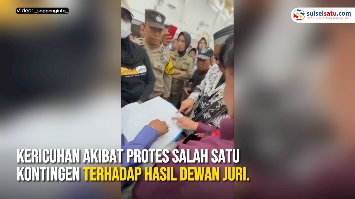 VIDEO: Ricuh di Lomba Paduan Suara Porseni PGRI Sulawesi Selatan Ke VI