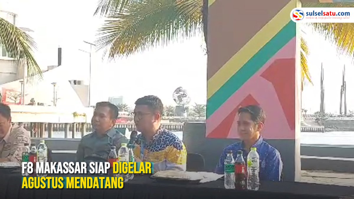 VIDEO: F8 Makassar Siap Digelar Agustus Mendatang