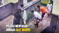 VIDEO: Aksi Pencurian di Masjid Agung Pasuruan, Pelaku Menyasar Jamaah Saat Wudhu
