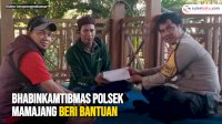VIDEO: Tidak Punya Biaya untuk Pemakaman Anak, Bhabinkamtibmas Polsek Mamajang Beri Bantuan