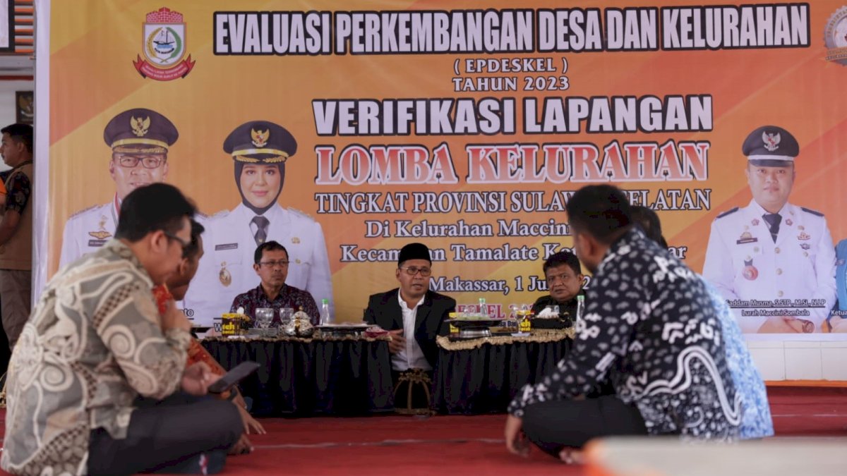 Danny Pomanto Optimis Maccini Sombala Wakili Sulsel dalam Lomba Kelurahan Berprestasi Tingkat Nasional