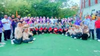 Rektor UNM Semangati Pertandingan Final Bola Voli Dharma Wanita Kantor Pusat vs Dharma Wanita FIKK