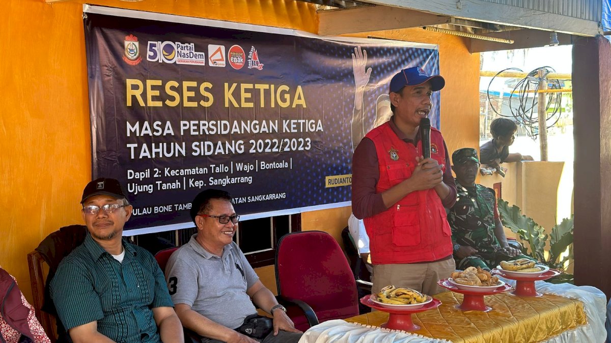 Ketua DPRD Makassar Rudianto Lallo Serap Aspirasi Warga Pulau Barrang Caddi