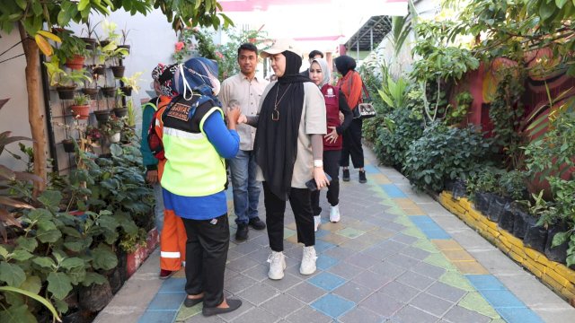 Wakil Wali Kota Makassar Fatmawati Rusdi kunjungi Longwis (Foto: Istimewa)