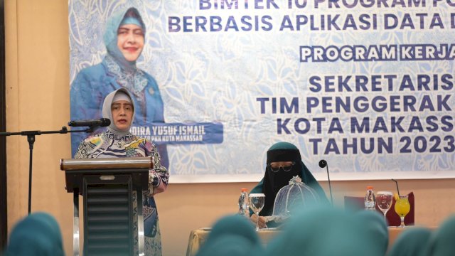 Ketua PKK Kota Makassar Indira Jusuf Ismail (Foto: Istimewa)