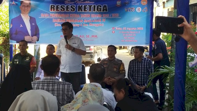 Wakil Ketua DPRD Makassar Adi Rasyid Ali. Ist