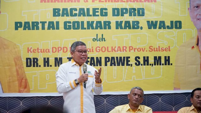 Ketua Golkar Sulsel Taufan Pawe. Ist