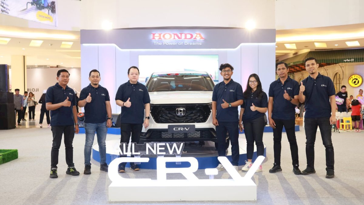 SUV Premium Berteknologi Hybrid, All New Honda CR-V Kini Hadir Menyapa Kota Makassar