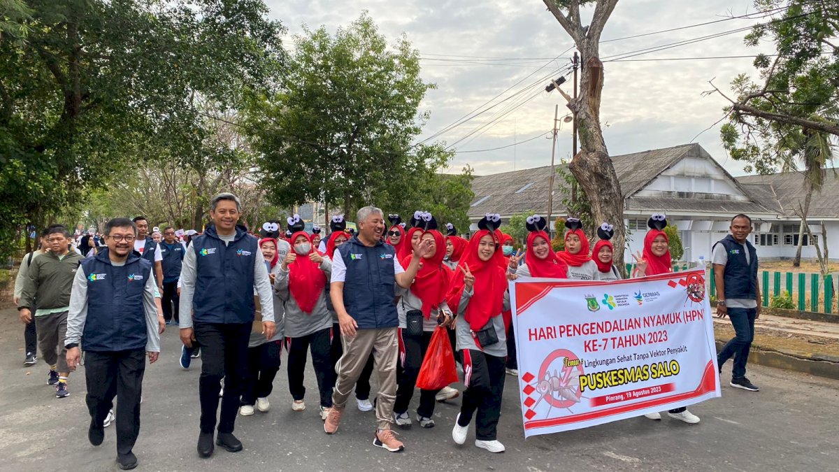 Peringatan Hari Pengendalian Nyamuk Nasional Tingkat Provinsi Digelar di Pinrang