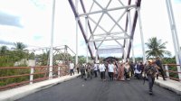 Jembatan Andalan Pacongkang Diresmikan Andi Sudirman, Dilengkapi Pelengkung Rangka Baja Terpanjang
