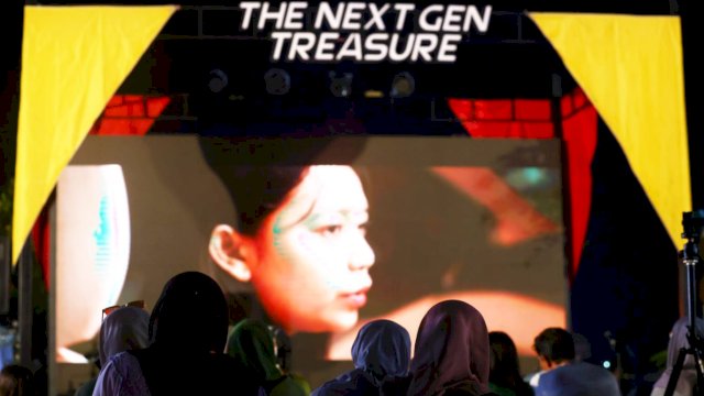 Pemutaran film karya anak Makassar di F8 Makassar (Foto: Istimewa)