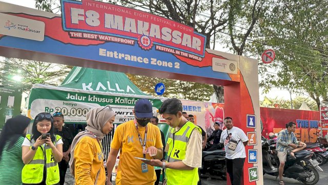 Kallafriends jual tiket 10 ribu F8 Makassar (Foto: Istimewa)