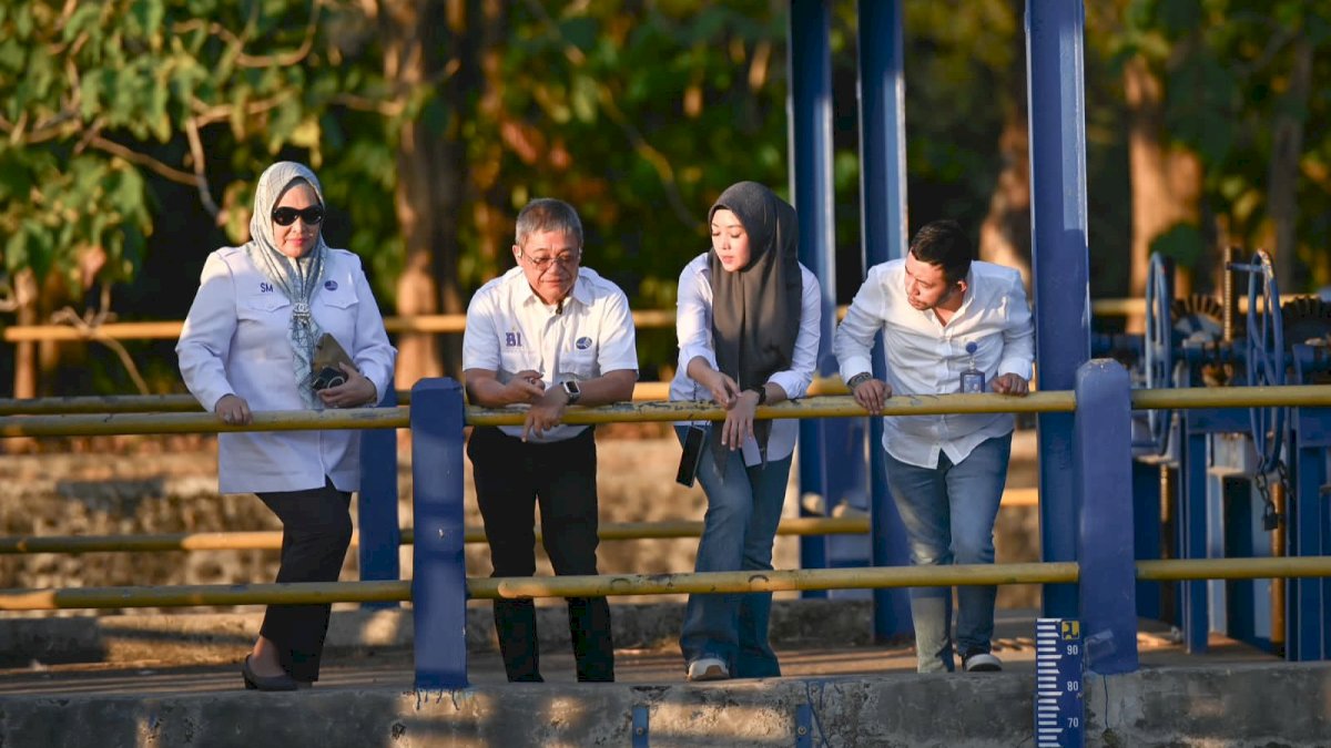 Perumda Air Minum Kota Makassar Ajak Media Lihat Langsung Bendungan Lekopancing