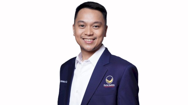 Politisi milenial NasDem Makassar A Odhika Cakra Satriawan. Ist
