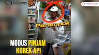VIDEO: Modus Pinjam Korek Api, Dua Perampok di Makassar Gasak Uang Rp10 Juta