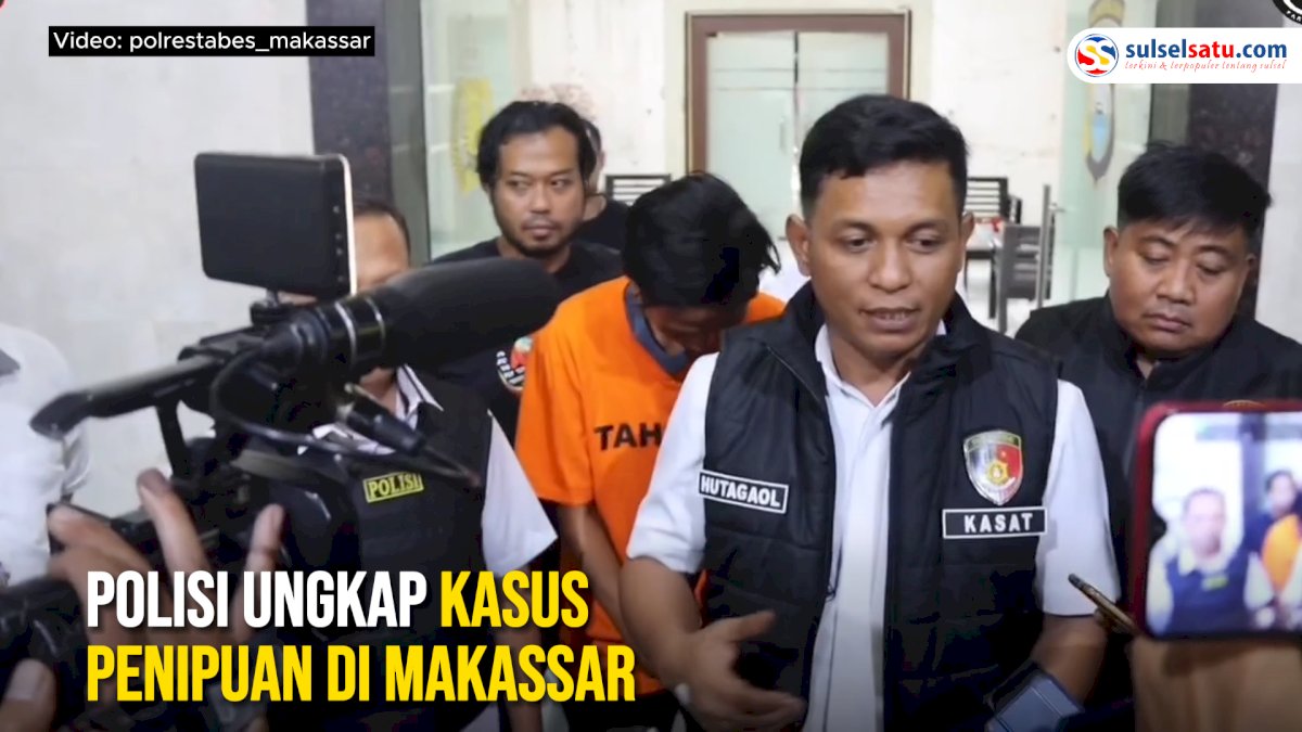 VIDEO: Polisi Ungkap Kasus Penipuan di Makassar Modus EO Acara HUT RI