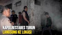 VIDEO: Pos Polisi di Urip Sumoharjo Makassar Terbakar, Kapolrestabes Turun Langsung ke Lokasi