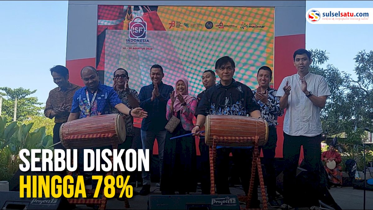 VIDEO: Serbu Diskon Hingga 78%, Tujuh Mall di Makassar Ikut Meriahkan Indonesia Shopping Festival 2023