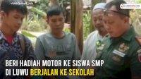 VIDEO: Pengusaha Sari Laut Terkenal di Palopo Beri Hadiah Motor ke Siswa SMP yang Berjalan ke Sekolah