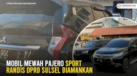 VIDEO: Ugal-Ugalan di Jalan Raya, Mobil Mewah Pajero Sport Randis DPRD Sulsel Diamankan
