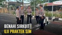 VIDEO: Sat Lantas Polrestabes Makassar Benahi Sirkuit Uji Praktek SIM sesuai Jukrah Kakorlantas Polri