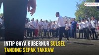 VIDEO: Intip Gaya Gubernur Sulsel Andi Sudirman Tanding Sepak Takraw