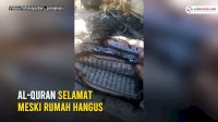 VIDEO: Kebakaran Melanda Bonto Perak Pangkajene, Al-Quran Selamat Meski Rumah Hangus
