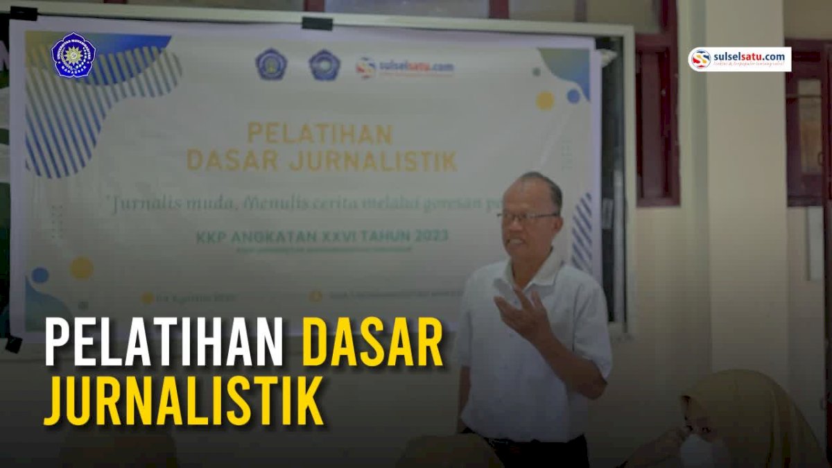 VIDEO: Mahasiswa KKP XXVI/2023 FISIP Unismuh Makassar Gelar Pelatihan Dasar Jurnalistik