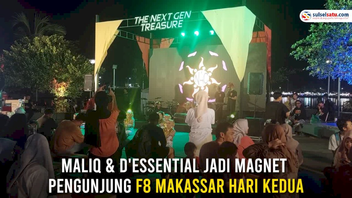 VIDEO: Maliq & D’essential Jadi Magnet Pengunjung F8 Makassar Hari Kedua