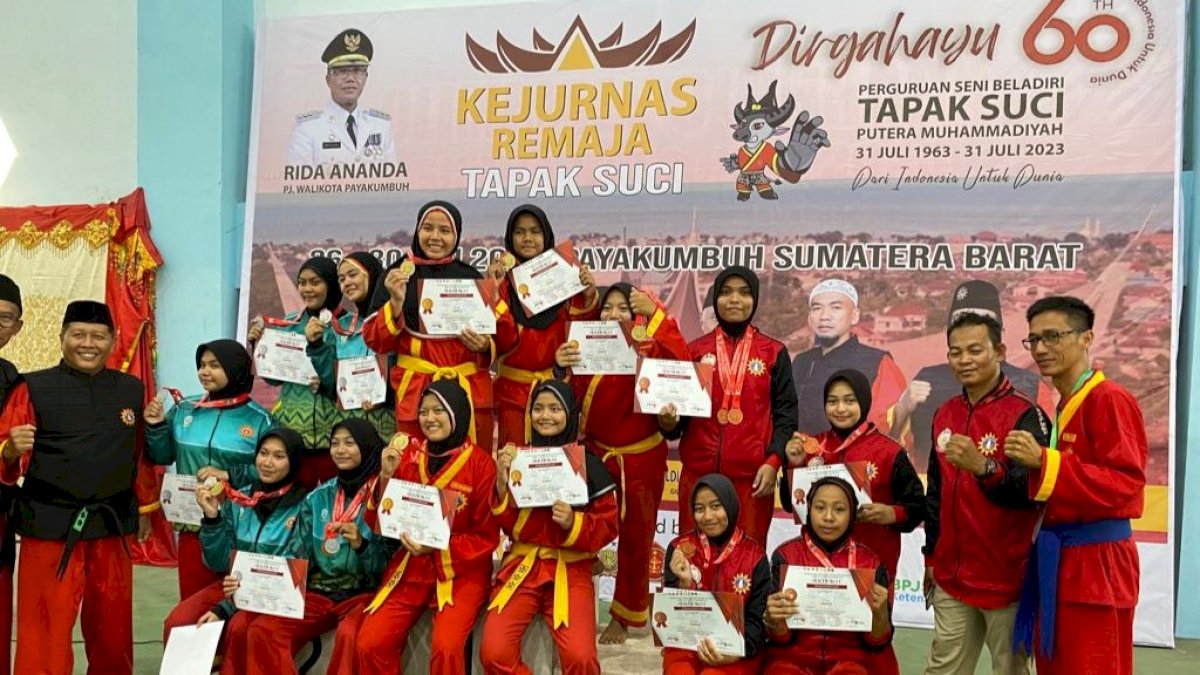 Tapak Suci Sulsel Bawa Pulang Enam Perunggu di Kejurnas Payakumbuh Sumbar