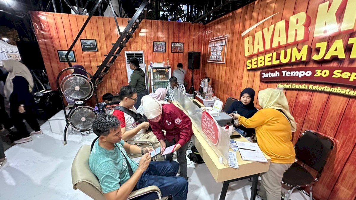 Lampaui Target, Bapenda Catat Transaksi Hingga Rp2,1 Miliar di F8 Makassar